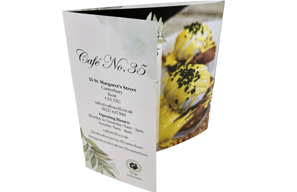 Leaflet Design for Café No.35